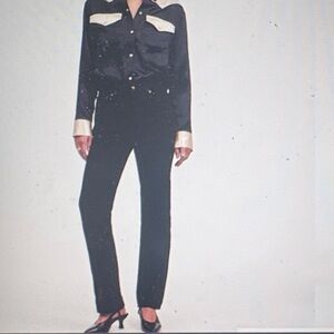 Alexa Chung for Madewell High-Rise Straight Jean in outridge wash